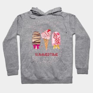 Summertime ice creams Hoodie